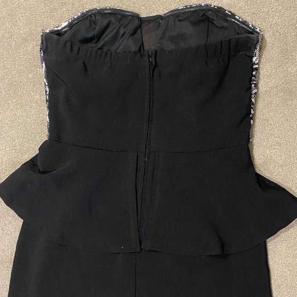 Woman’s Sequenced Peplum Dress - Picture 3 of 3